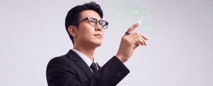 演讲题词功能图示（G520） AR+AI眼镜