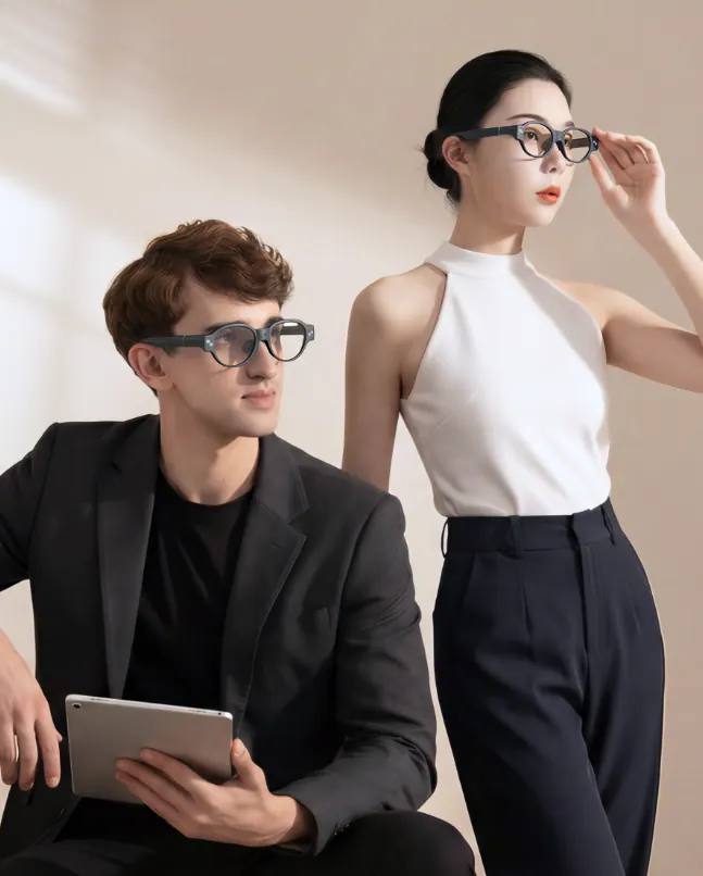 联系页侧栏配图（联系我们） AR+AI眼镜